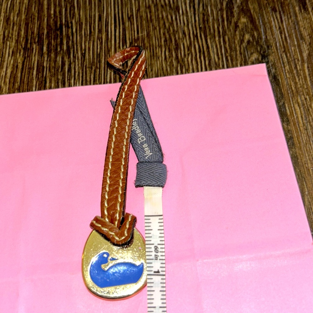 Dooney & Bourke blue duck key tag/fob/purse charm - Picture 2 of 3